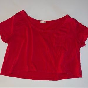 Red Crop Top